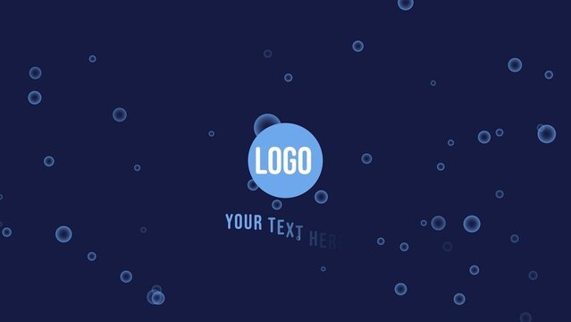 Soda Bubbles Intro Outro Logo Reveal