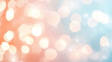 Fototapeta premium Pastel Bokeh Background with Soft Lights