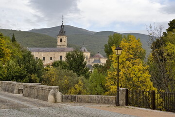 view of the royal monastery of santa maría de el paular