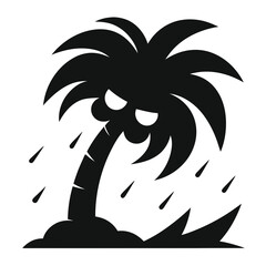 illustration of a island