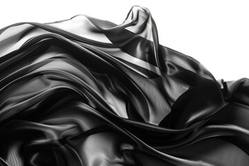 A simple black and white photograph of a piece of clothing