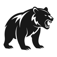 grizzly-guardian-mascot-logo-silhouette