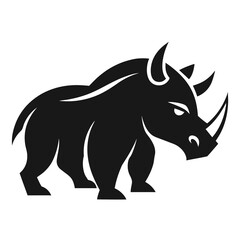 Fototapeta premium rhino vector illustration
