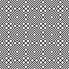 Seamless monochrome vector textures, black and white abstract geometric patterns. Design element for textile, print, fabric.
