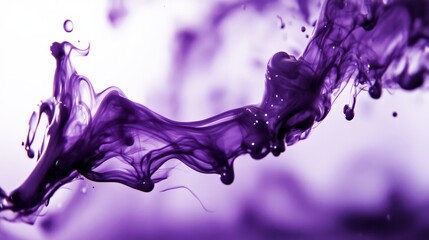 Fototapeta premium Ethereal Purple Swirls: A Captivating Dance of Light and Color