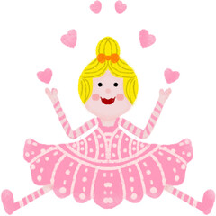 Happy girl ,Happy kid cartoon doodle collection, cartoon characterscollection, cartoon characters