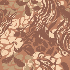 Pattern seamless Leopard skin texture for fabric Abstact background trend textiles. Illustration. Design Print. 