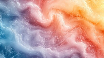 Abstract marble swirl artwork in pastel colors, viewed from above to highlight the flowing patterns and textures 