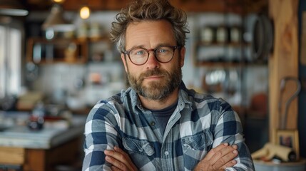Obraz premium Happy middle aged business man entrepreneur looking at camera outdoors. Smiling confident mature businessman professional executive portrait.