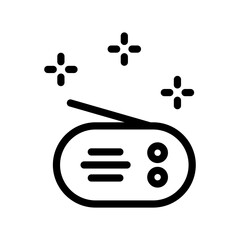 Radio icon template