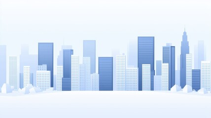 Obraz premium Modern Illustration of Urban Cityscape