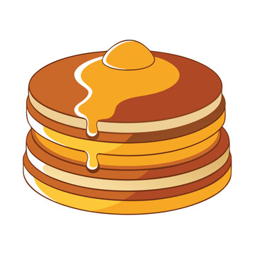 recommend clip art: Pancake Stack Vector illustration.