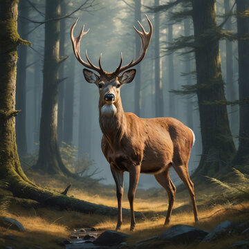 deer in the forest