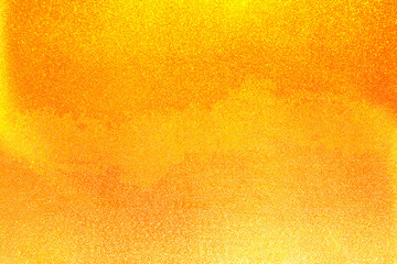 golden orange glitter texture abstract banner background with space. Twinkling glow stars effect....