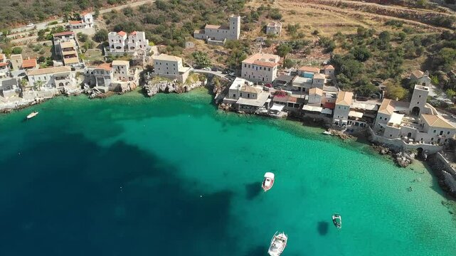 Limeni village in Mani, Greece