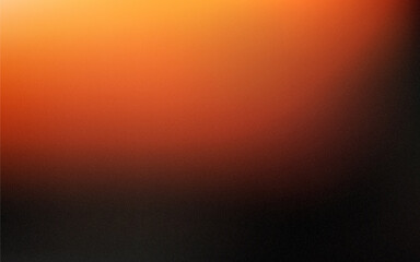 Abstract black and orange light liquid background. Gradient mesh effect bright color blend. Blurred fluid colorful mix fluid and grain grunge texture gradation, vector noise blur abstract background