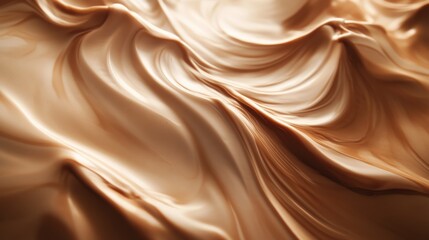 Fototapeta premium Captivating Waves of Silken Gold