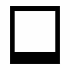 Obraz premium Polaroid frame photo silhouette image