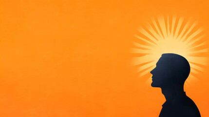 Psychology and Philosophy of Investment and Life Concept. An illustration of a head filled with colorful emotions, symbolizing the complexity of the human psyche.