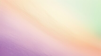 A pastel gradient background blending soft purple, light green, and peach
