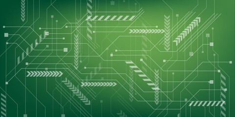 Abstract background with technology circuit board texture. 