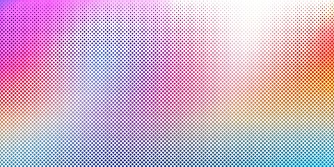 Gradient particle texture background, colorful halftone gradient background