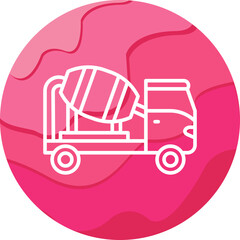 Concrete Mixer Icon