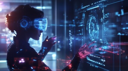 A futuristic scenario where holograms replace phones, revolutionizing digital communication.