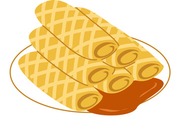 Malaysian food Illustration. Malaysian snacks. Malaysian Street food. Iftar food.