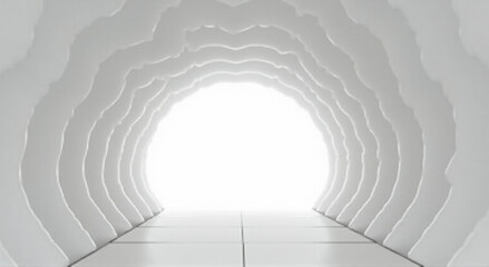 Naklejka premium light through the tunnel