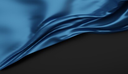 Satin Fabric, Silk Satin, Shiny, Shiny, Elegant Waves, Background for banner, backdrop or surface, High Detail Fabric Texture, 3D Fabric Illustration