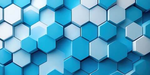 Naklejka premium hexagon shape as wall background 