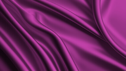 Smooth elegant purple silk or satin luxury cloth texture as wedding background. Luxurious background design. 4k