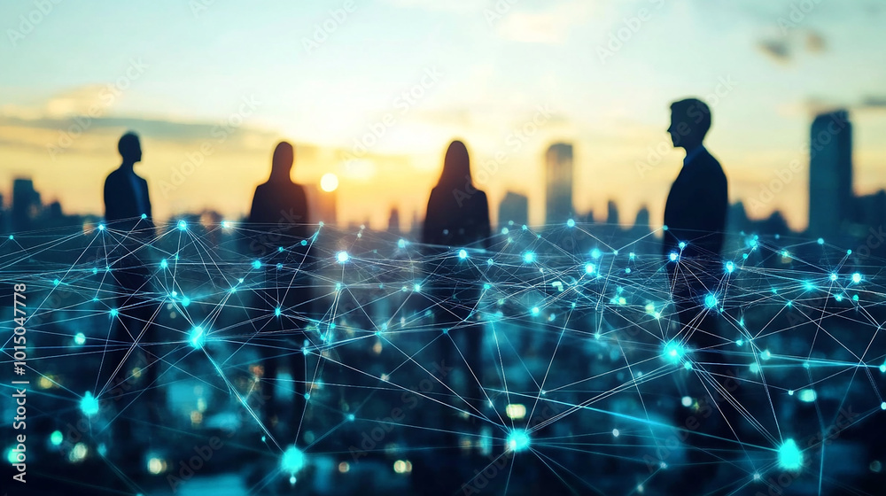 Aufkleber creating connections in a digital world