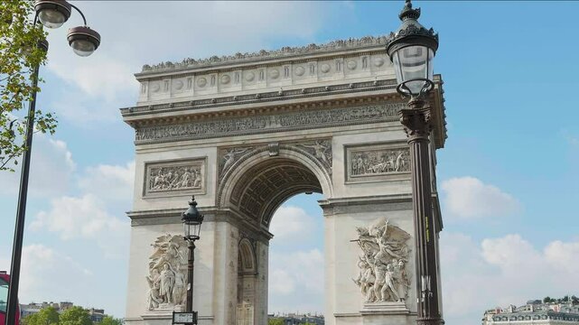 Arc of Triumph in Paris, France