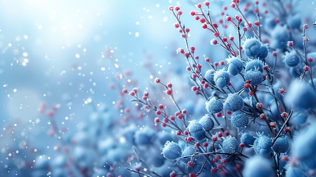 Design Image on Winter Background - a charming and cold-season visual. The design stands out gracefully against the wintry backdrop.