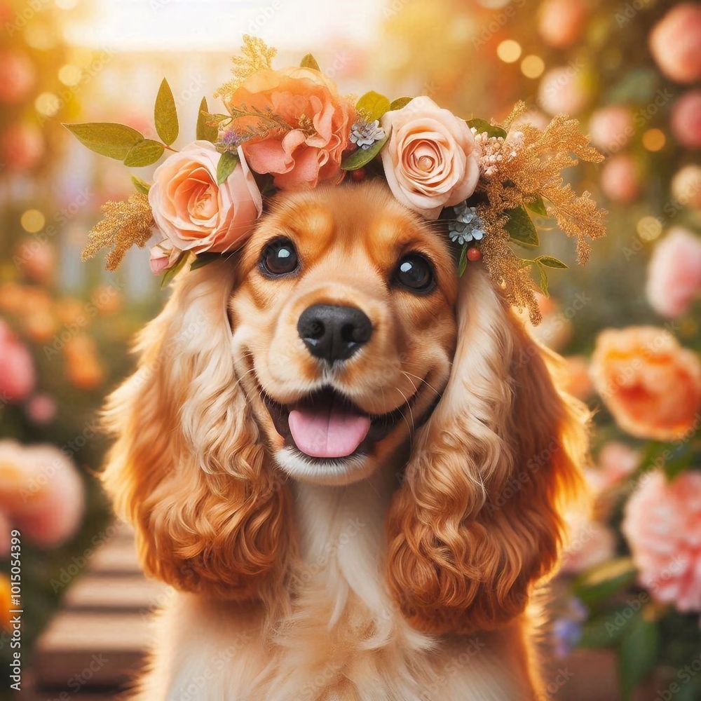 Wall mural Cocker Spaniel