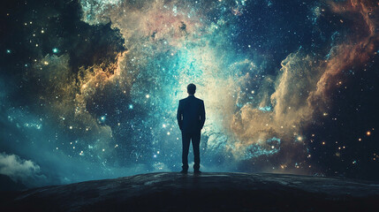 Fototapeta premium Unlocking the mysteries of the universe one question at a time