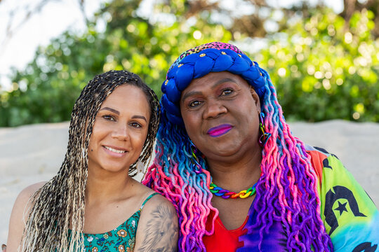First Nations Australian Torres Strait Islander adult women sitting together