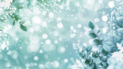 Design Image on Winter Background - a charming and cold-season visual. The design stands out gracefully against the wintry backdrop.