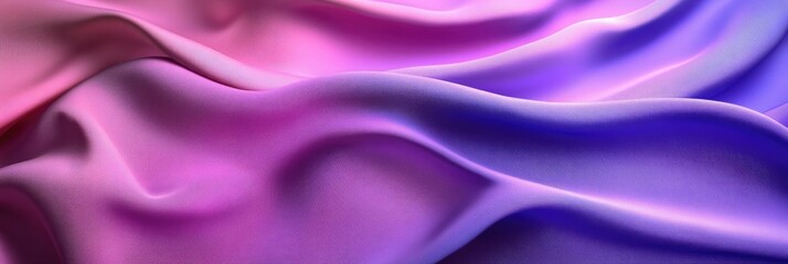 Obraz premium Elegant Pink and Purple Textile Wallpaper with Soft Waves and Graceful Patterns