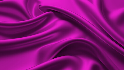 Fototapeta premium Elegant Purple Satin Fabric Background - Luxurious and Smooth Texture 4K Wallpaper