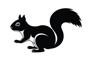 Gray Squirrel Vector Illustration - Wildlife Animal Design in Vector