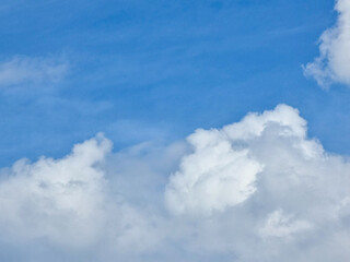 blue sky high shape outdoor group of white clouds background in summer gradient abstract light beauty background. beautiful bright cloud and calm fresh wind air