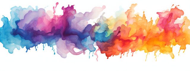 Abstract red paint splash
