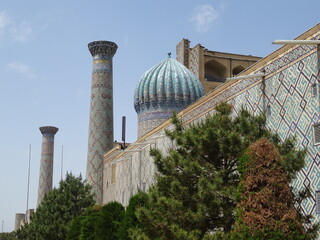 Samarkand, Uzbekistan, Registan square, silk road