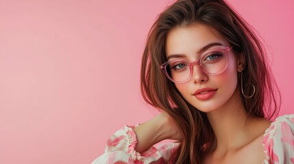 Modern influencer marketing techniques with stylish visuals and engagement metrics, on a soft pink background