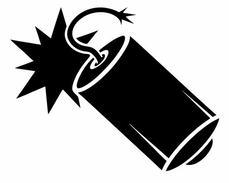 recommend clip art: Dynamite silhouette vector icon,bomb icon
