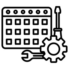 Fototapeta premium Schedule Icon