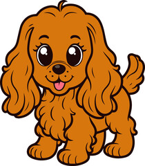 Cocker Spaniel Dog breed cartoon character
